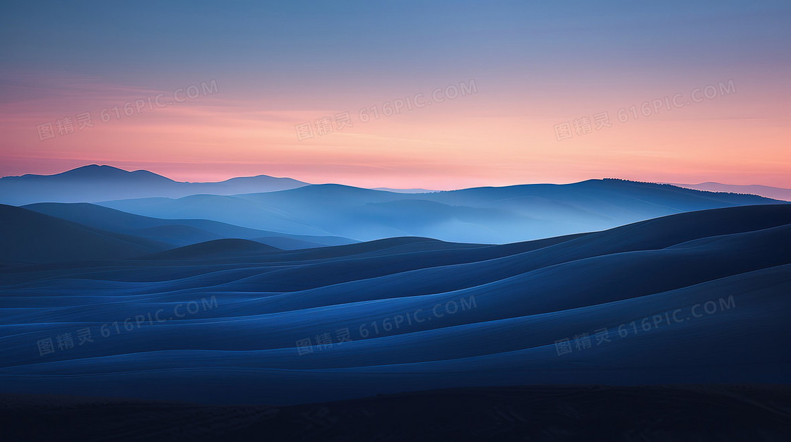 中国风远山自然风景背景