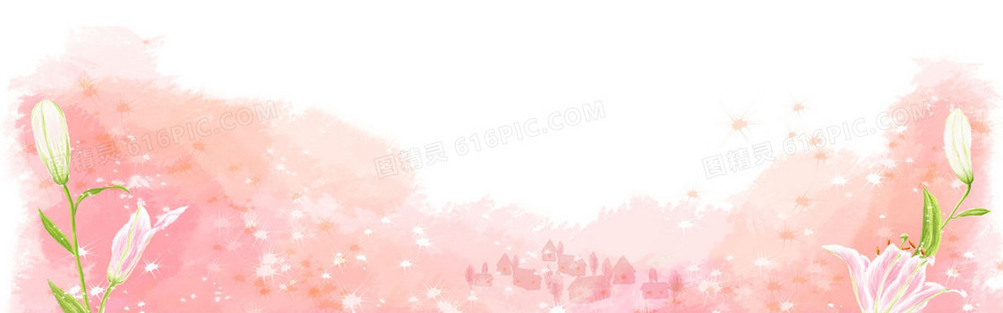 创意 清新 女装 花朵 背景图