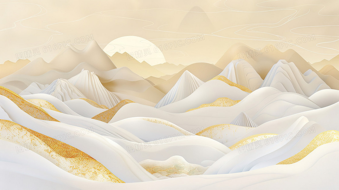 白色抽象浮雕山脉纹理背景