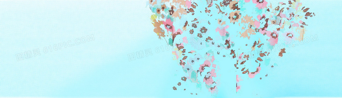 女装水花banner背景图