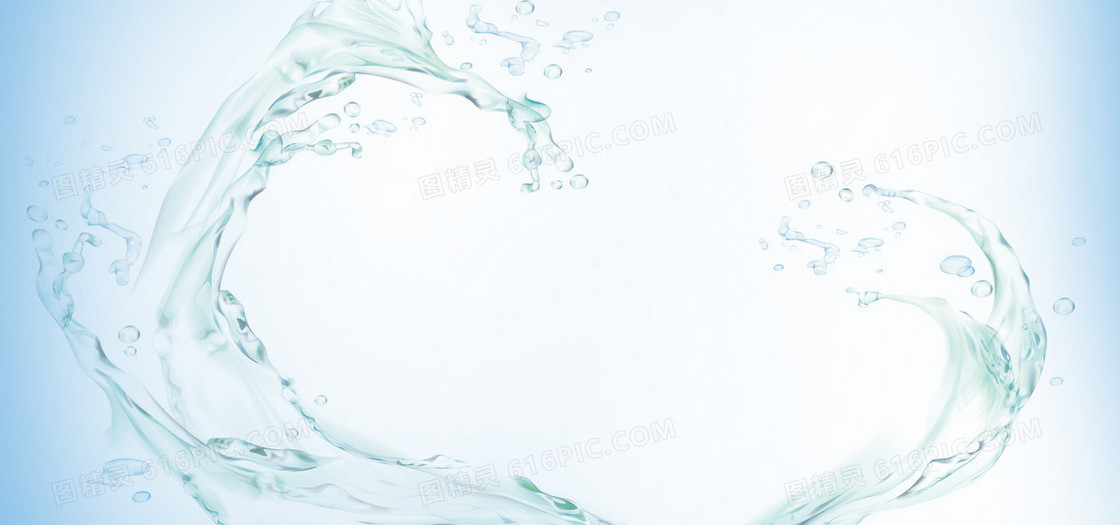 动态水花背景banner