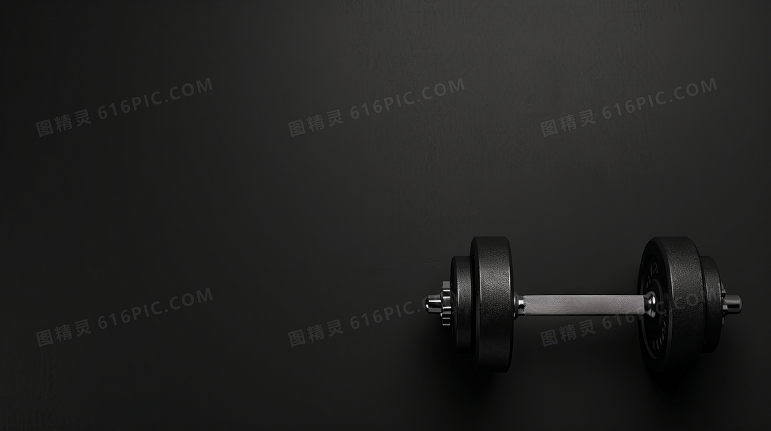 简约锻炼杠铃背景