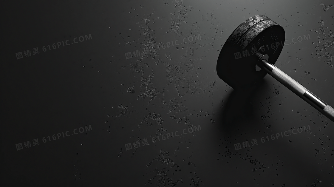 简约锻炼杠铃背景