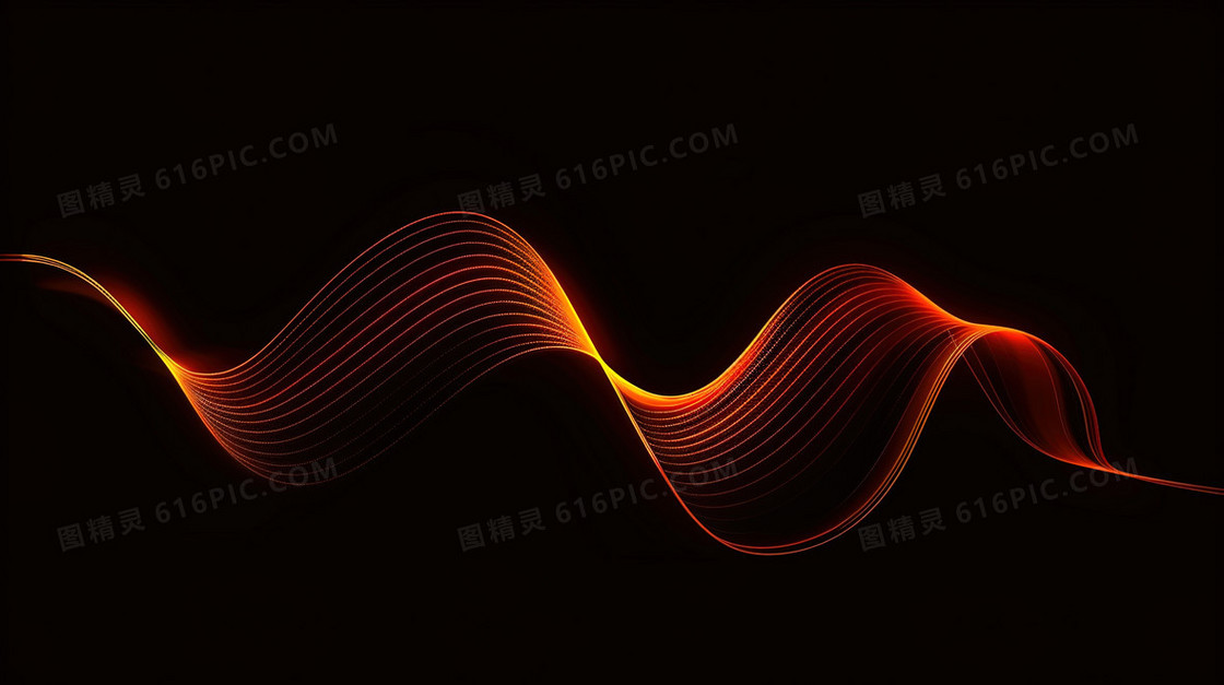 彩色音频信号简约质感背景