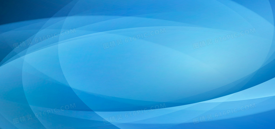 蓝色科技渐变线条背景banner