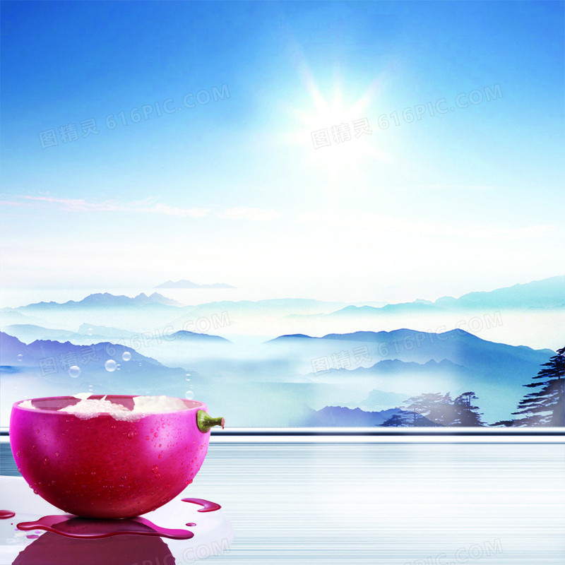 水果清新背景