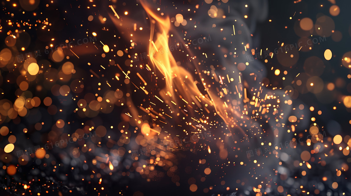 深色火焰火苗纹理简约背景