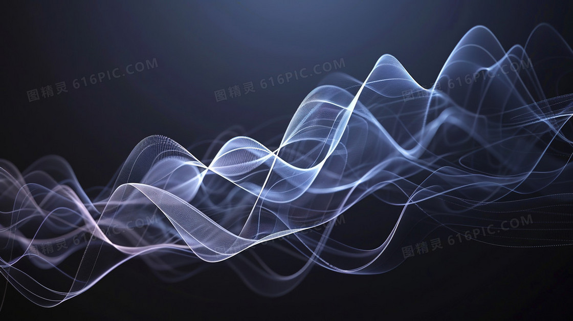 简约抽象曲线背景