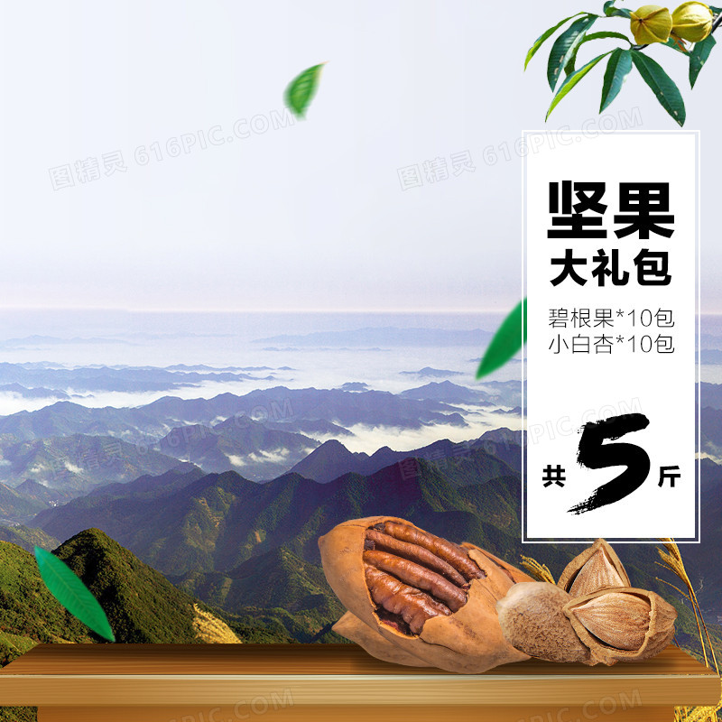 坚果礼包食品主图