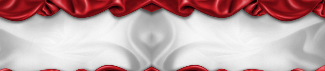 中国风红色丝绸舞台背景banner