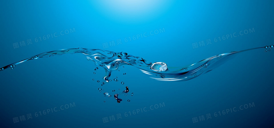 蓝色海洋背景