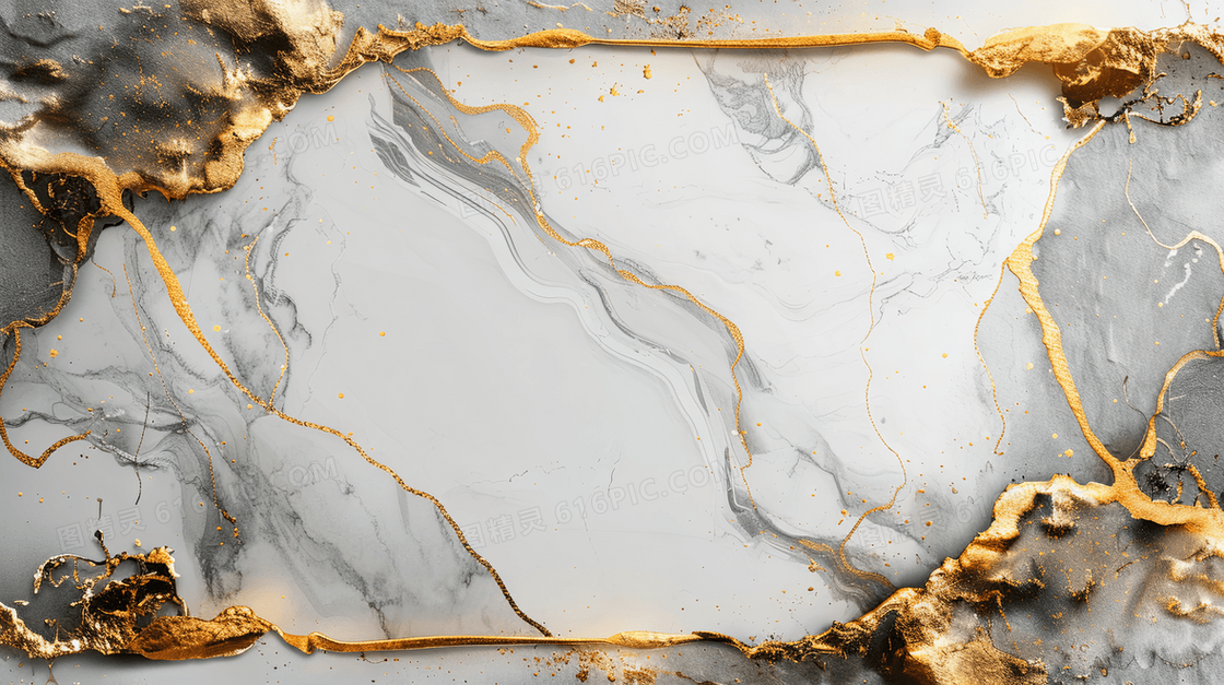 简约质感金边底纹背景