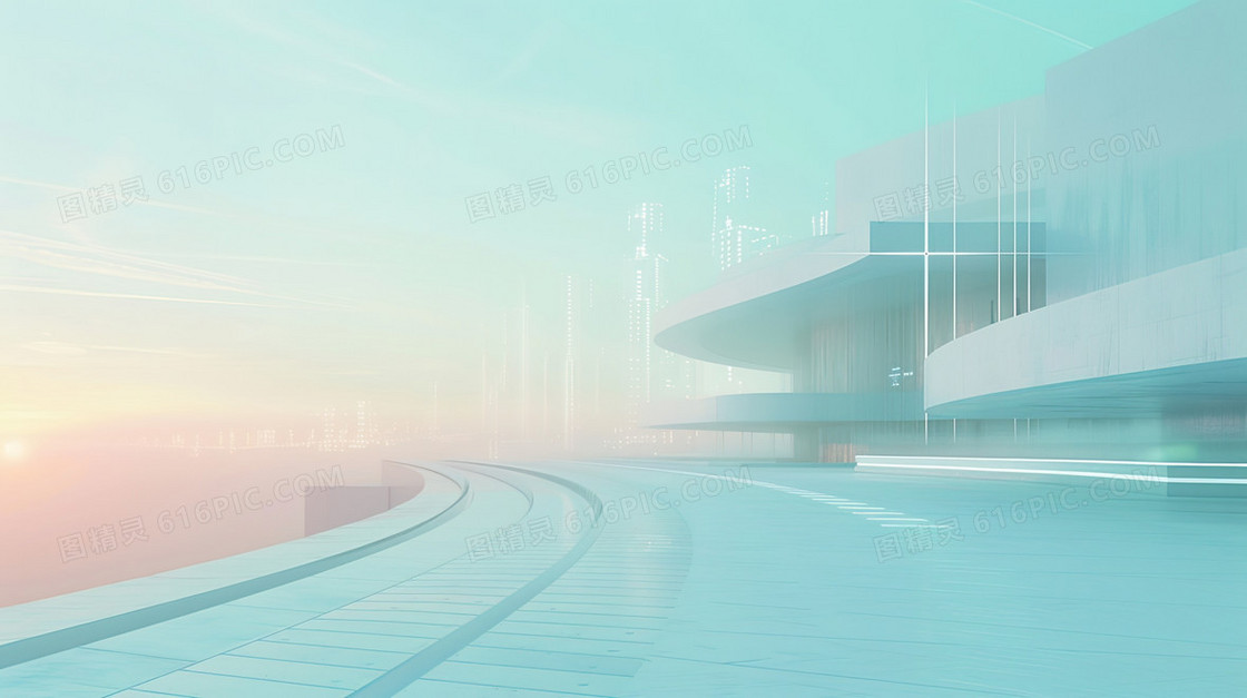 浅色抽象概念建筑简约背景