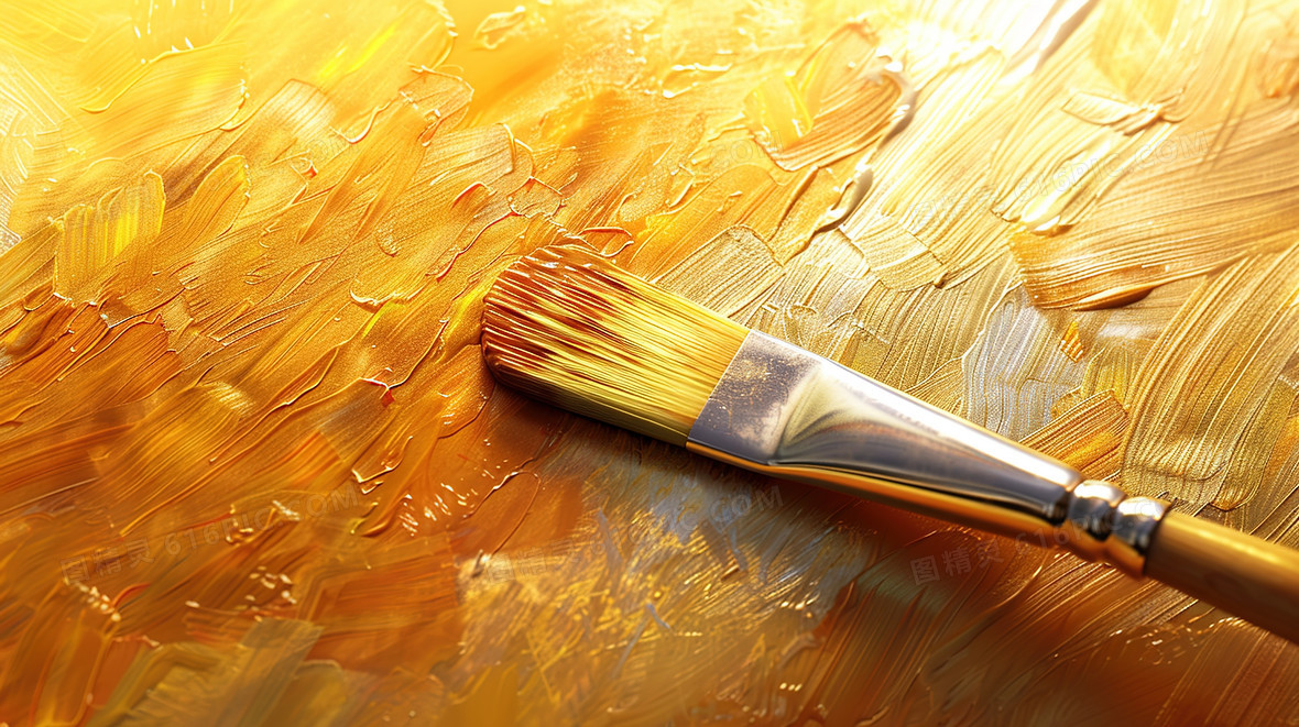 彩色油画笔触艺术感纹理背景