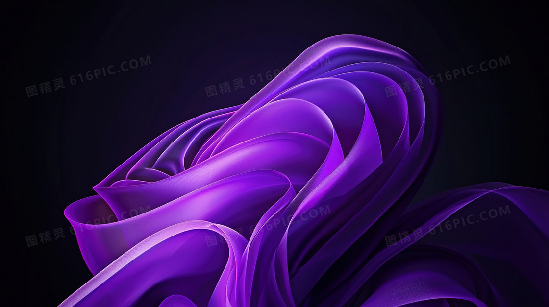 紫色变幻线纹理简约背景