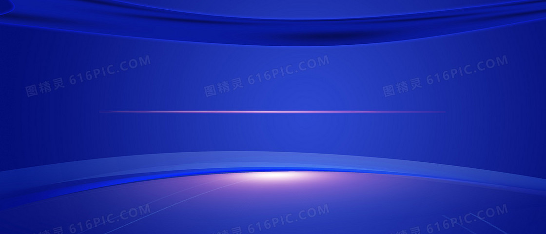 蓝色商务科技会议背景