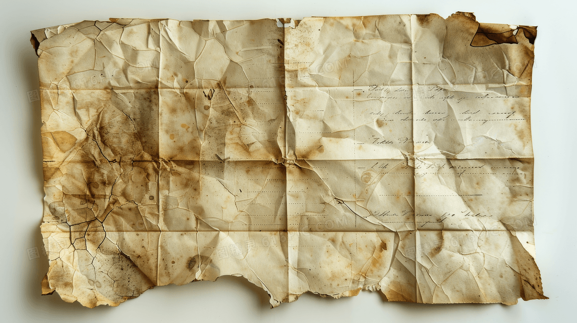 复古怀旧泛黄纸张背景