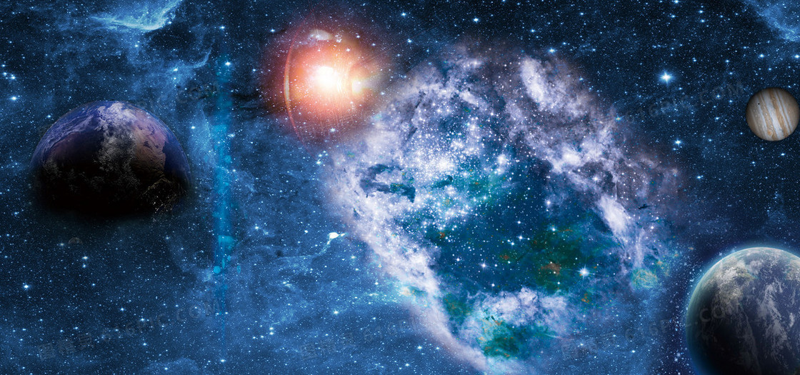唯美星空背景