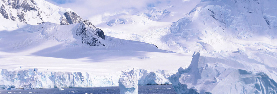 冬季户外雪景背景