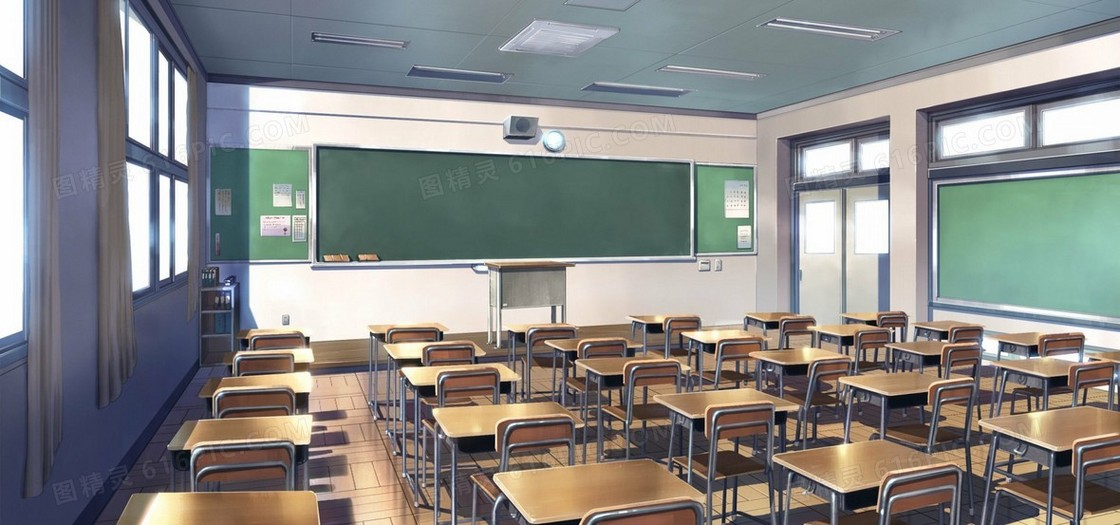 学校室内房屋背景