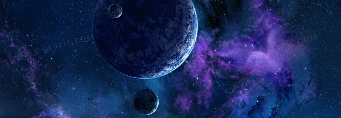 科幻酷炫星际banner