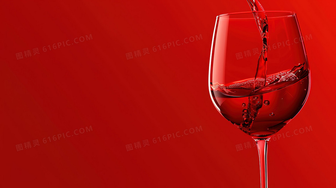 优雅轻盈红酒背景