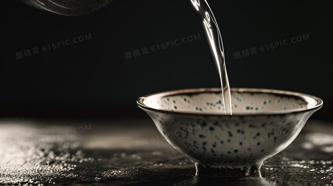 回味悠长白酒背景