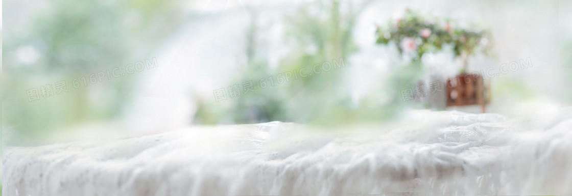 淘宝女鞋唯美背景banner