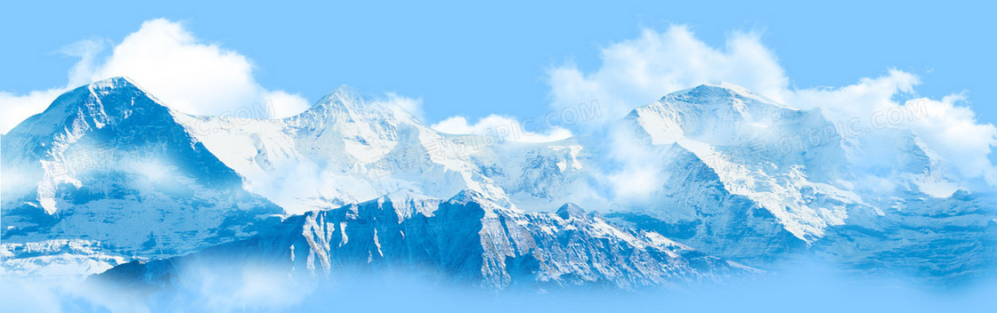 雪山背景