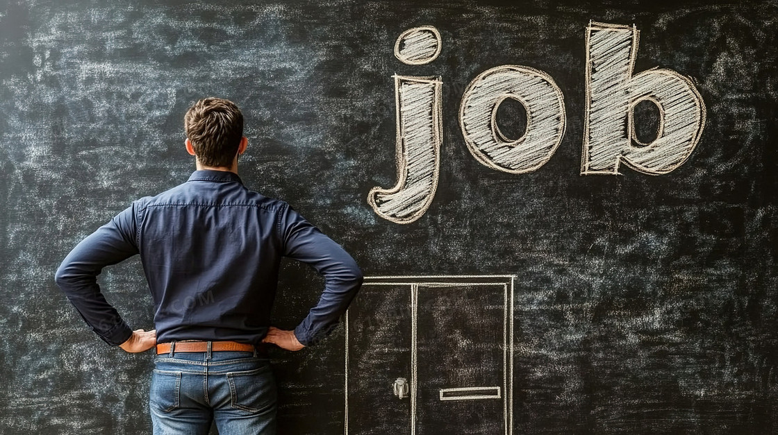 创意job人物背景