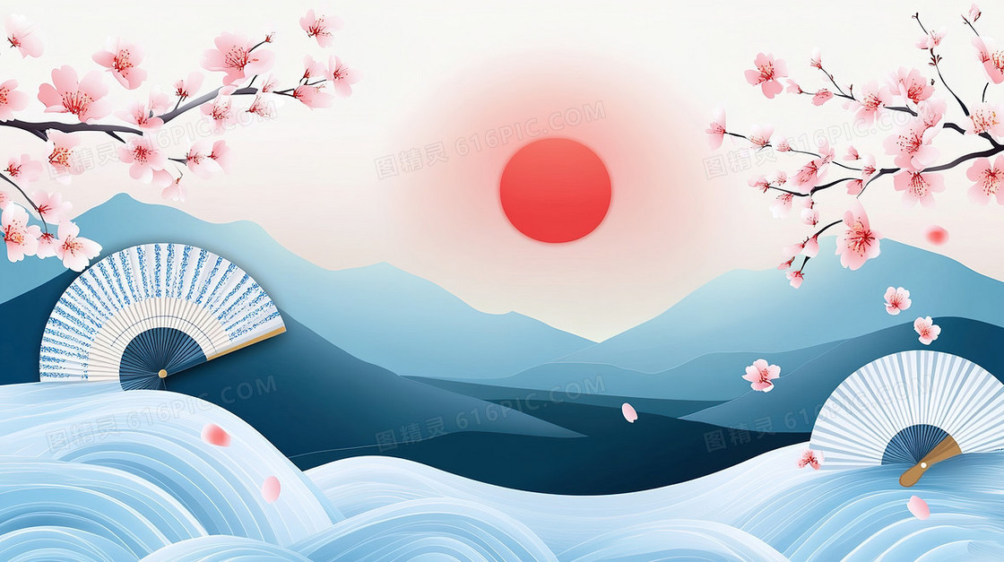 日本传统元素背景