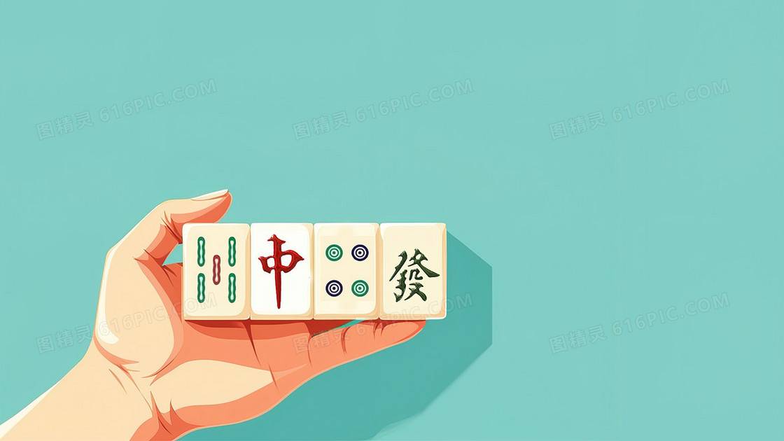 娱乐棋牌简约背景