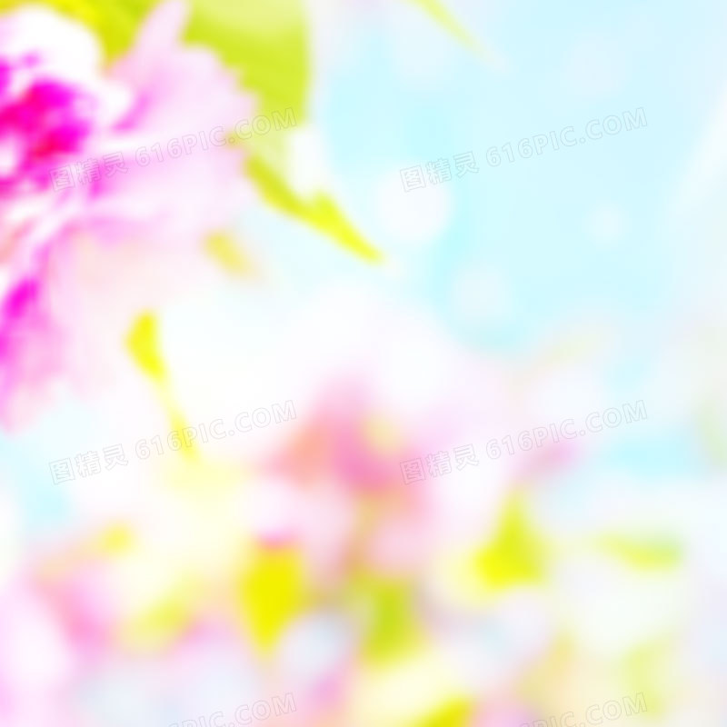 梦幻花卉背景