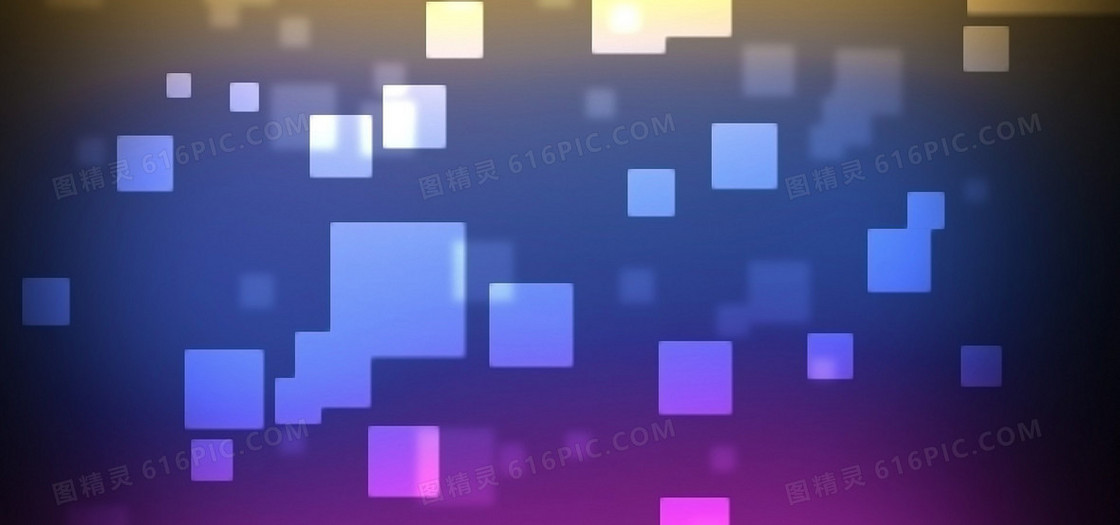 梦幻几何体展板