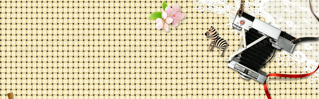 创意时尚物品摆设背景图