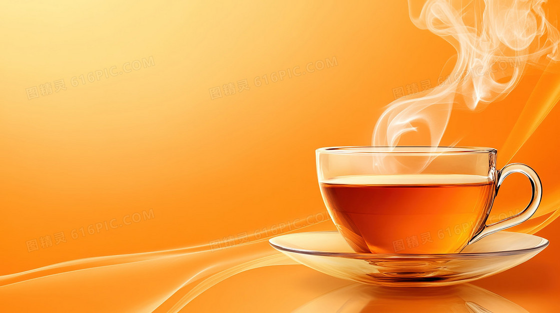 简约茶品文化背景