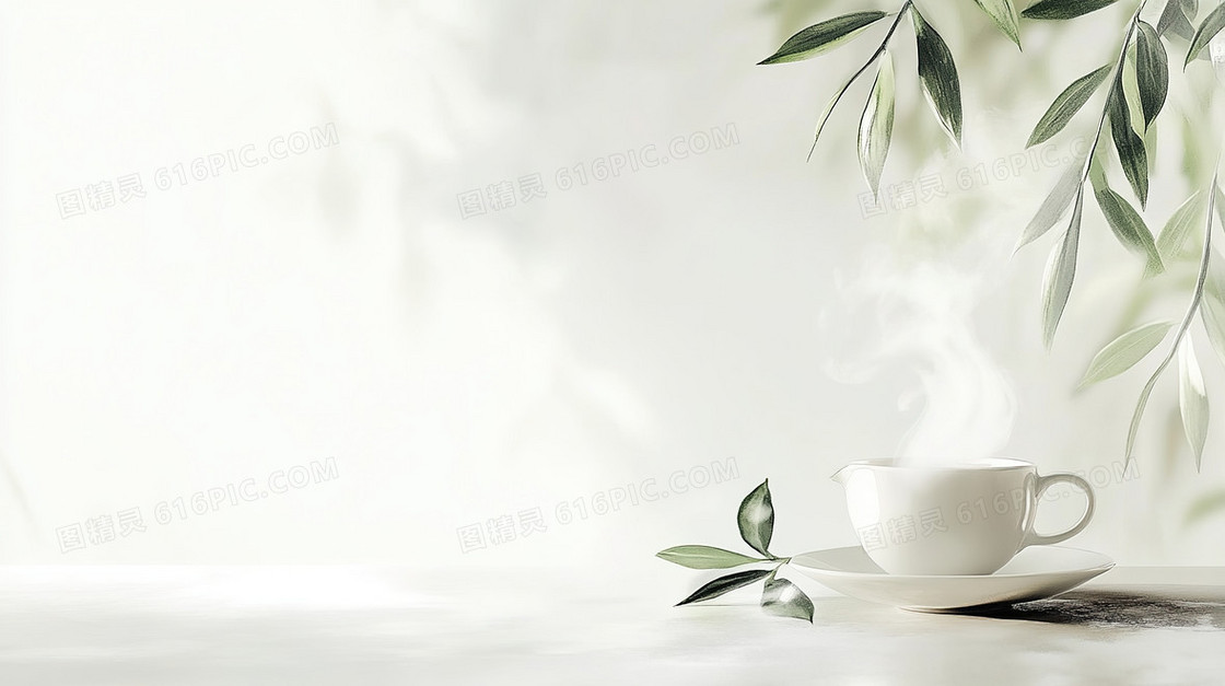 简约茶品文化背景