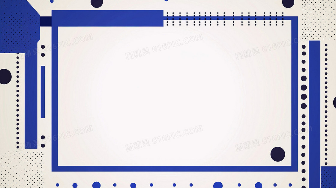 简约蓝色正方形创意背景