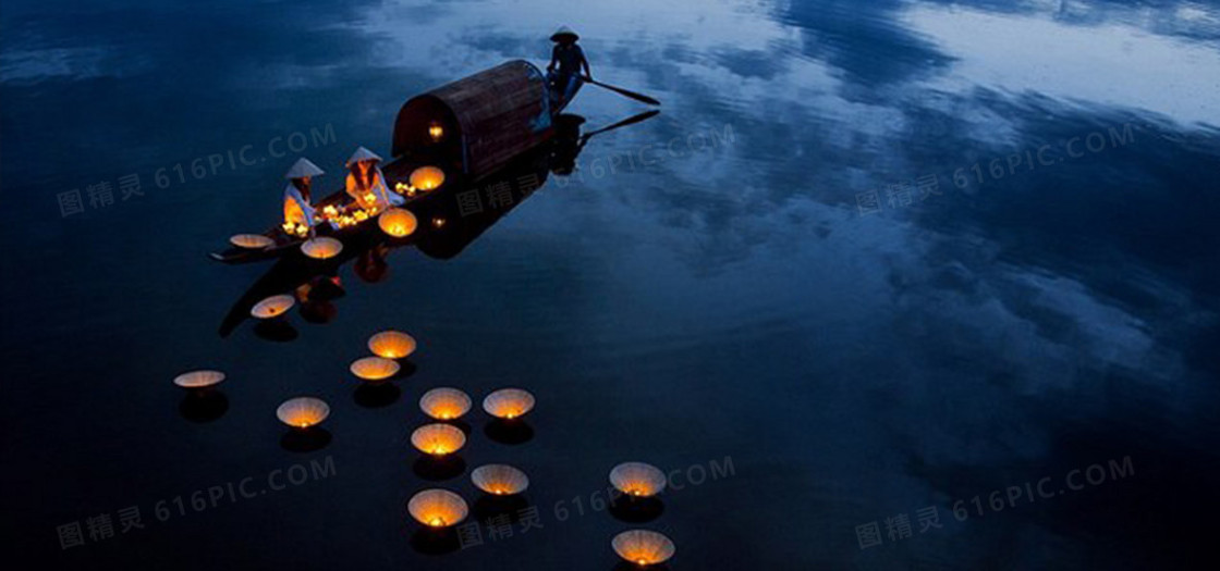 中元节背景图