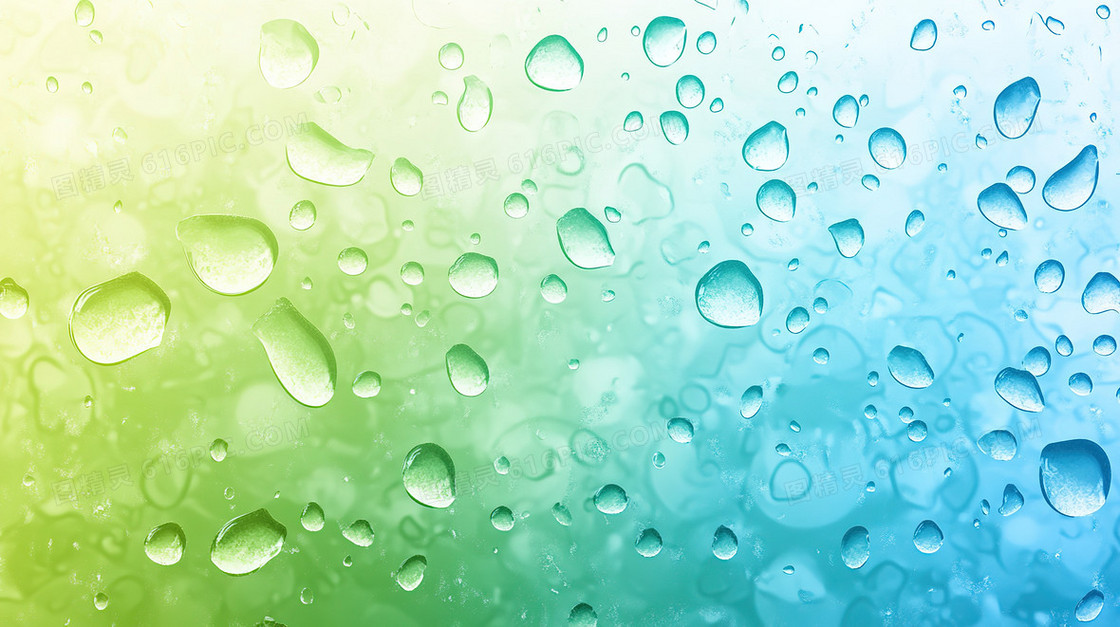 简约雨水汇聚背景