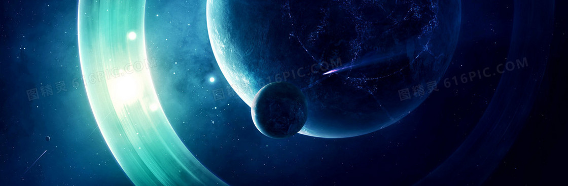 科幻酷炫星际banner