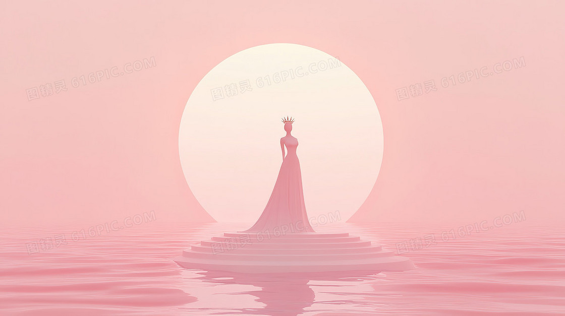 女神节女王形象背景