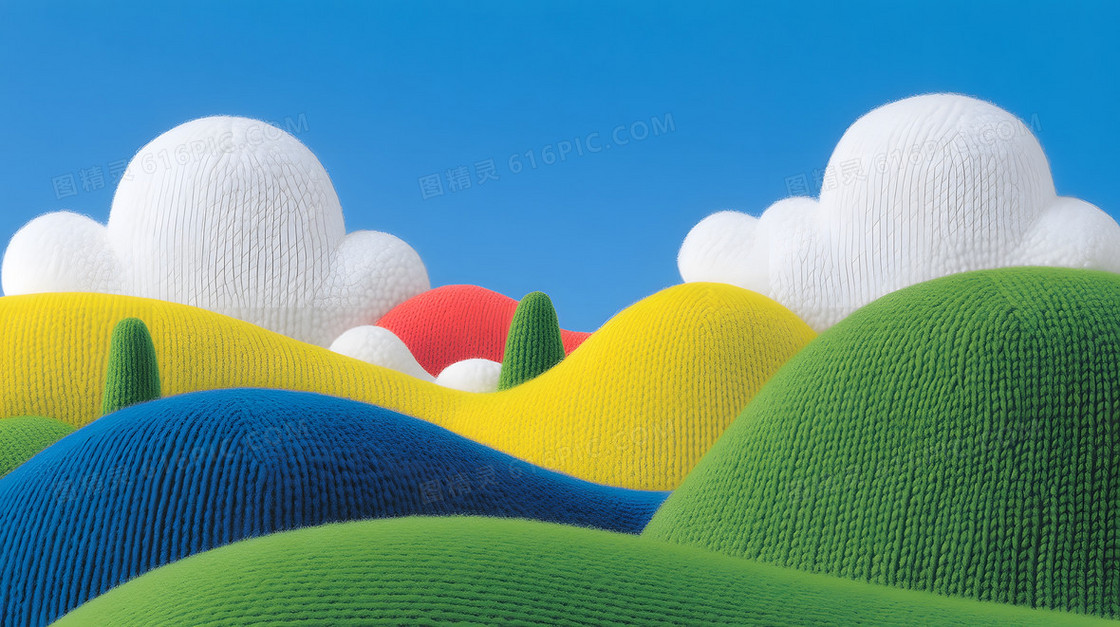 3D立体风景背景