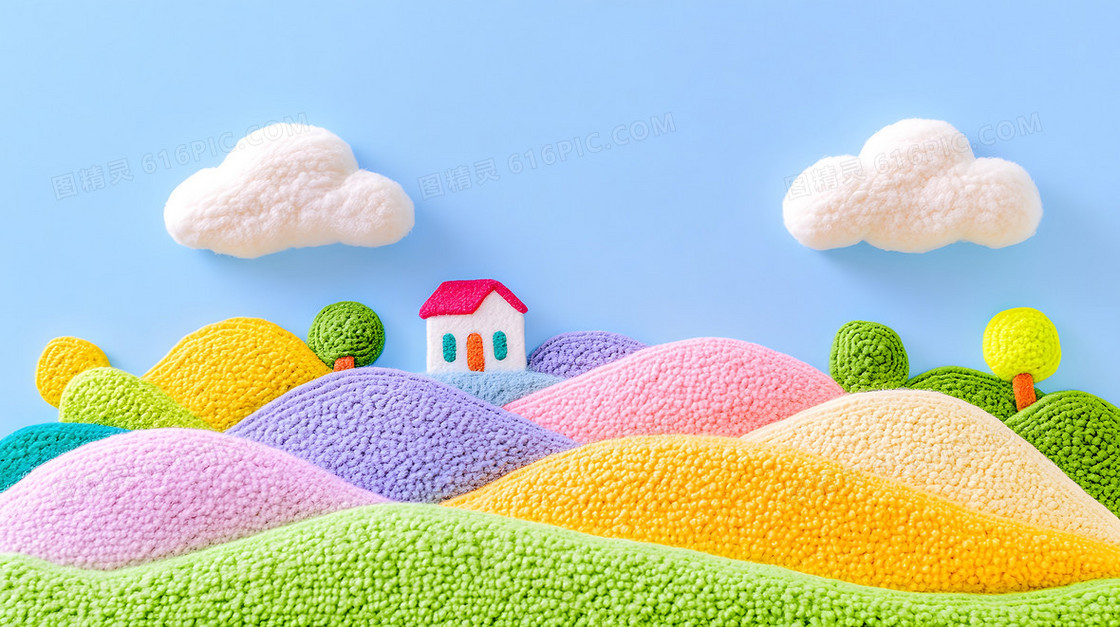 3D立体风景背景