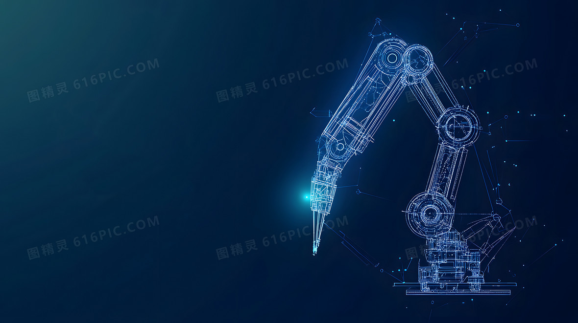冷蓝科技感机械握手背景背景图片下载_1664x936像素JPG格式_编号z26fjn72n_图精灵