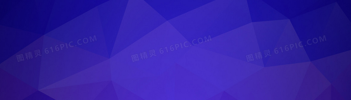 蓝色背景banner展板