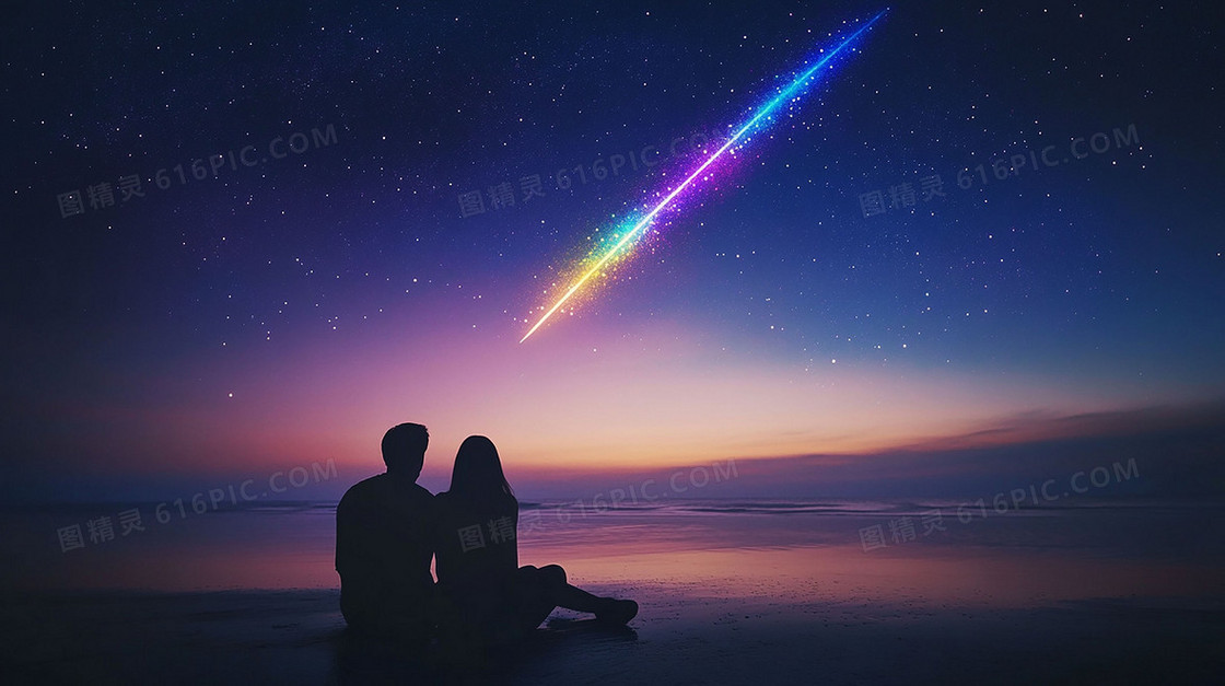 唯美梦幻浪漫星空背景
