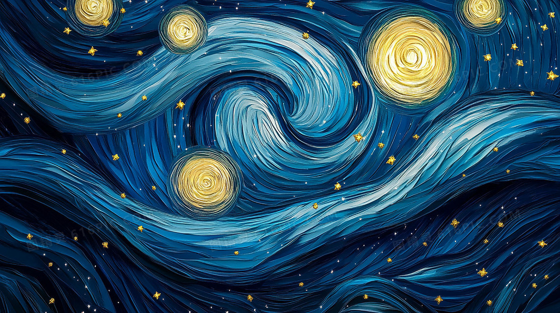 唯美梦幻浪漫星空背景