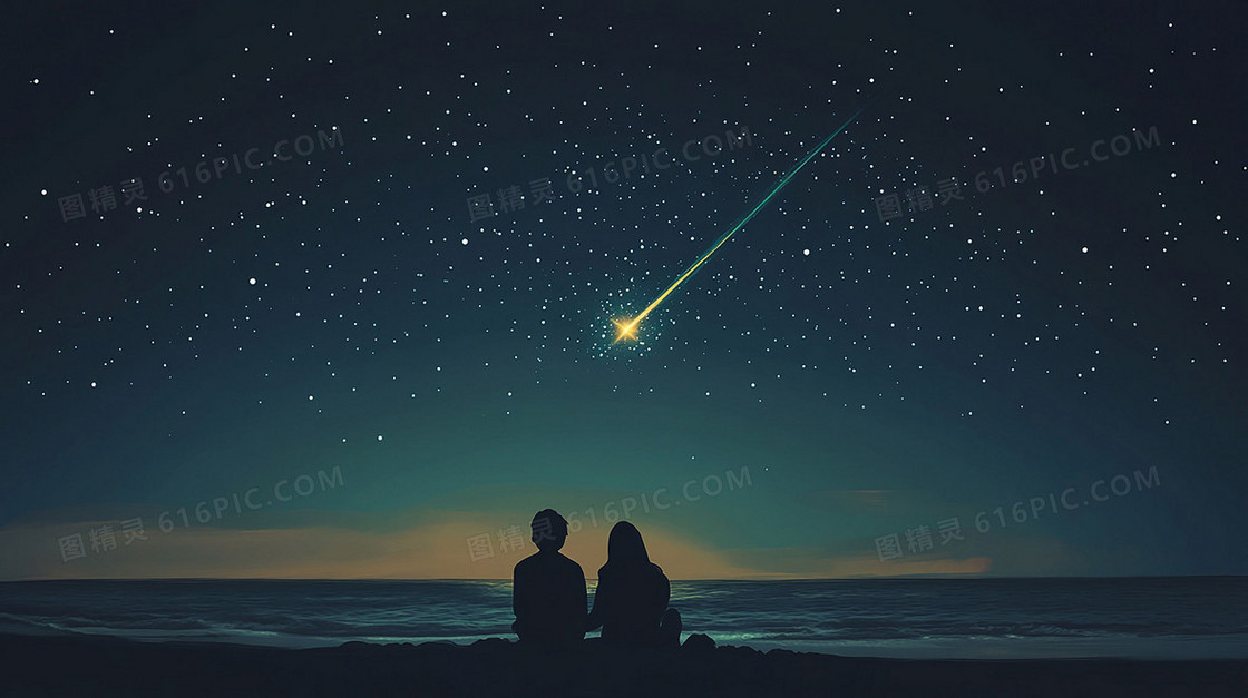 唯美梦幻浪漫星空背景