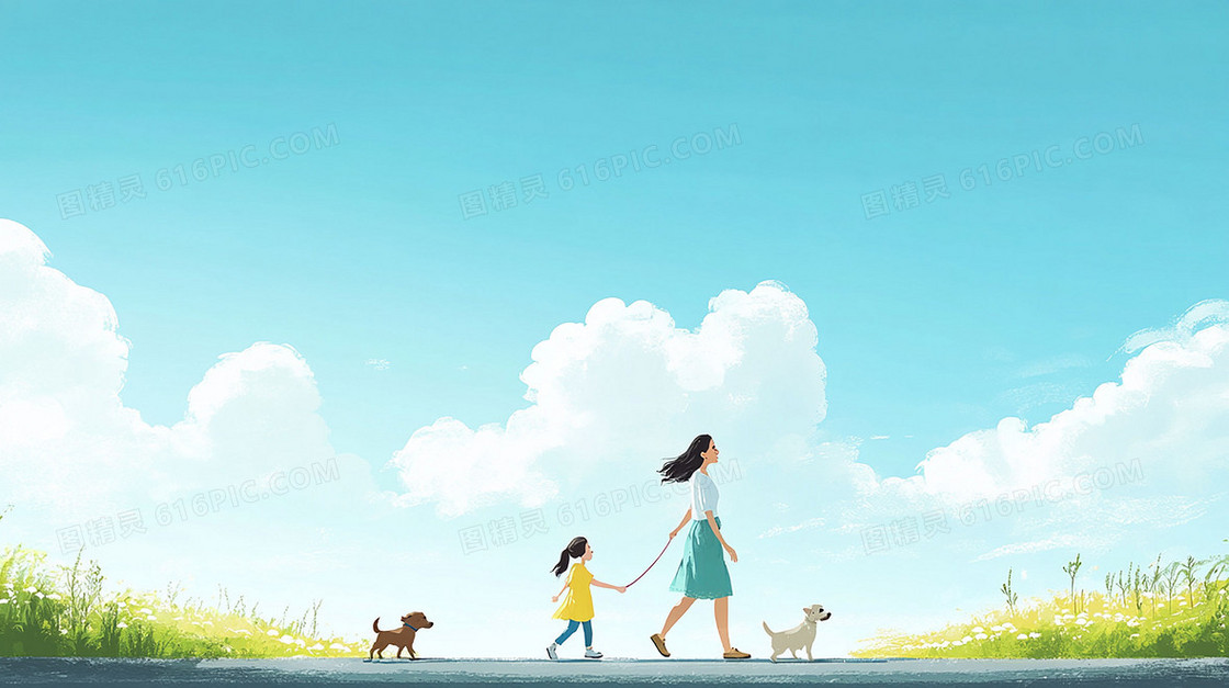 春天春季活动背景